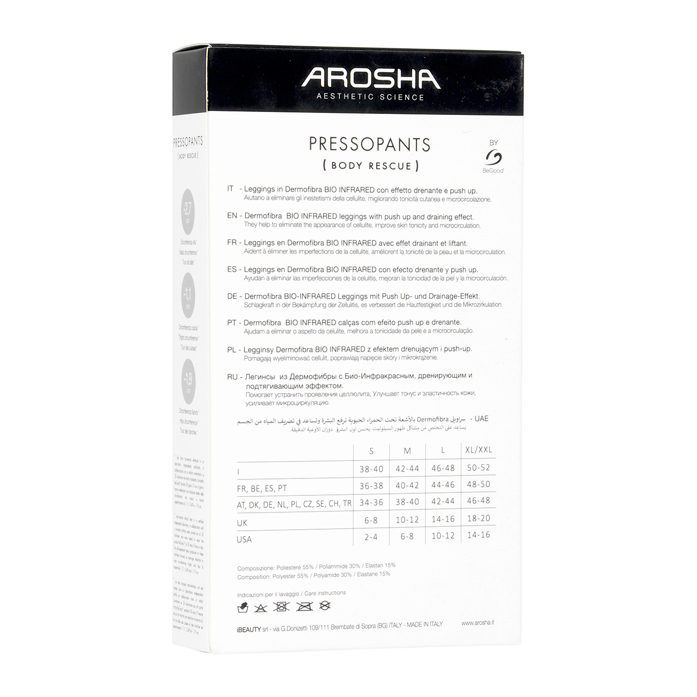 Arosha Body Rescue PRESSOPANTS – Size L - Opulence Glamour Skin